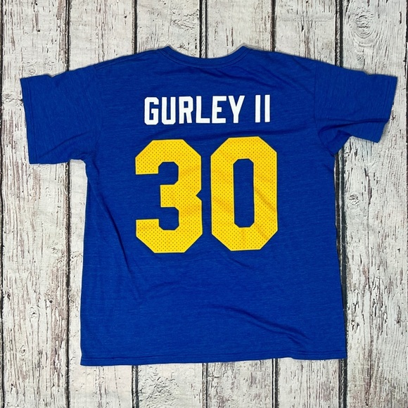 Todd Gurley Super Bowl Los Angeles Rams NFL Football Tshirt Mens - Picture 2 of 5